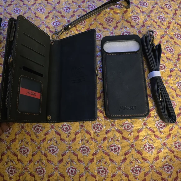 Google Pixel 9 Pro XL Wallet Case – Wristlet & Crossbody – Brand New - Picture 2 of 8